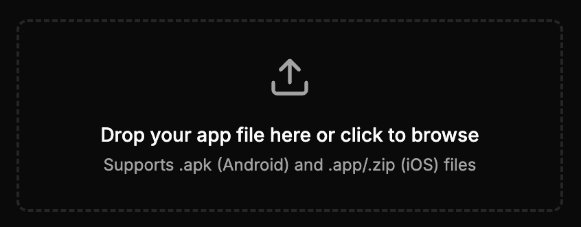 Upload Your App